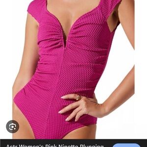 Pink Plunge Bodysuit ASTR
